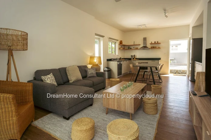 Stunning Furnished Duplex with Private Pool in Petite Rivière Noire