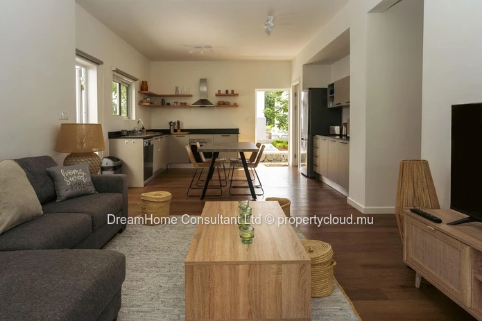 Stunning Furnished Duplex with Private Pool in Petite Rivière Noire