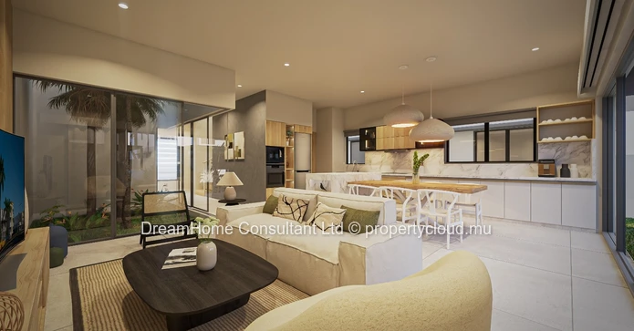Exquis Duplex avec Piscine Privée à Triolet, Grand Baie