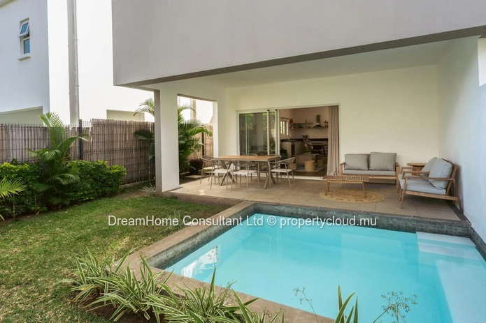 Stunning Furnished Duplex with Private Pool in Petite Rivière Noire