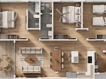 3 Bedroom Apartment
