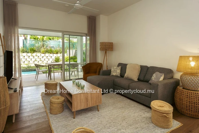 Stunning Furnished Duplex with Private Pool in Petite Rivière Noire